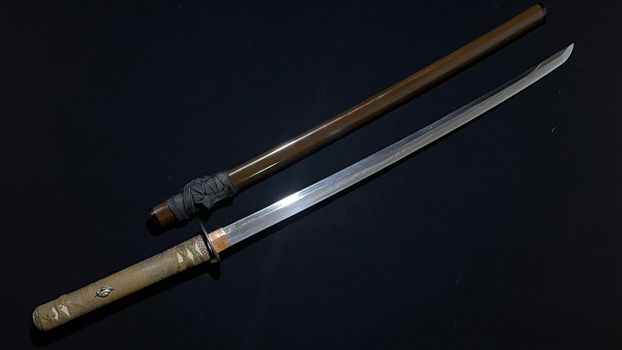 KATANA Nihonto Edo Period Mumei, Unique Menuki, Beautiful Hamon Japanese Antique