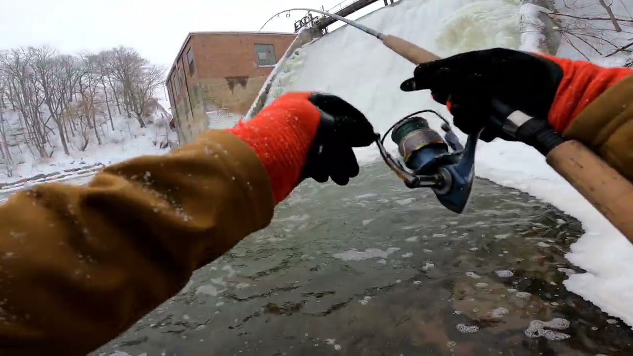LAKE ONTARIO NY TRIBUTARY FISHING FEBRUARY 6TH 2026 MORNING SESSION 