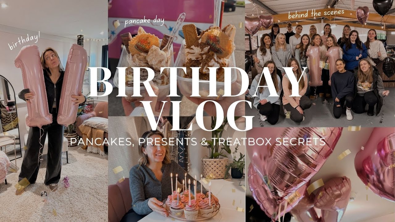 BUSINESS BIRTHDAY VLOG | Pancake Day Surprise , Presents & TreatBox Secrets