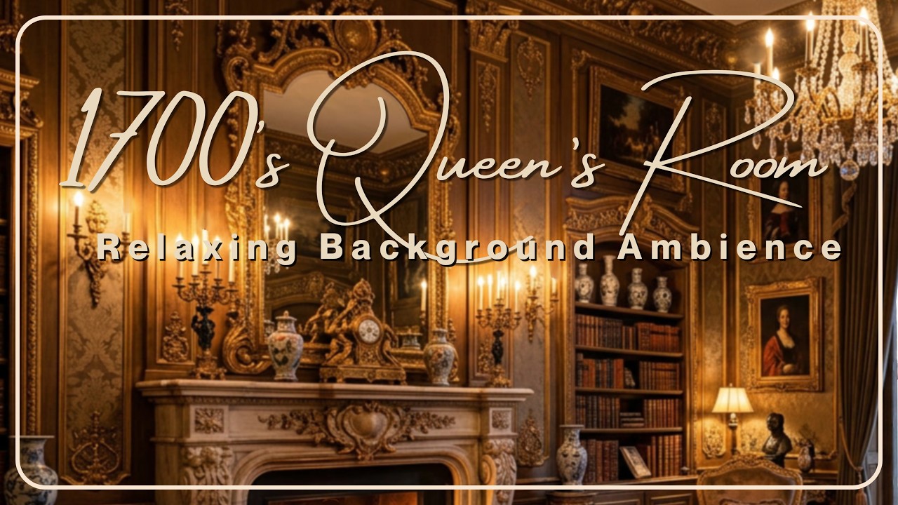 Queen's Room Background Ambience | Bridgerton-like | Victorian Decor | Modern Classical Music