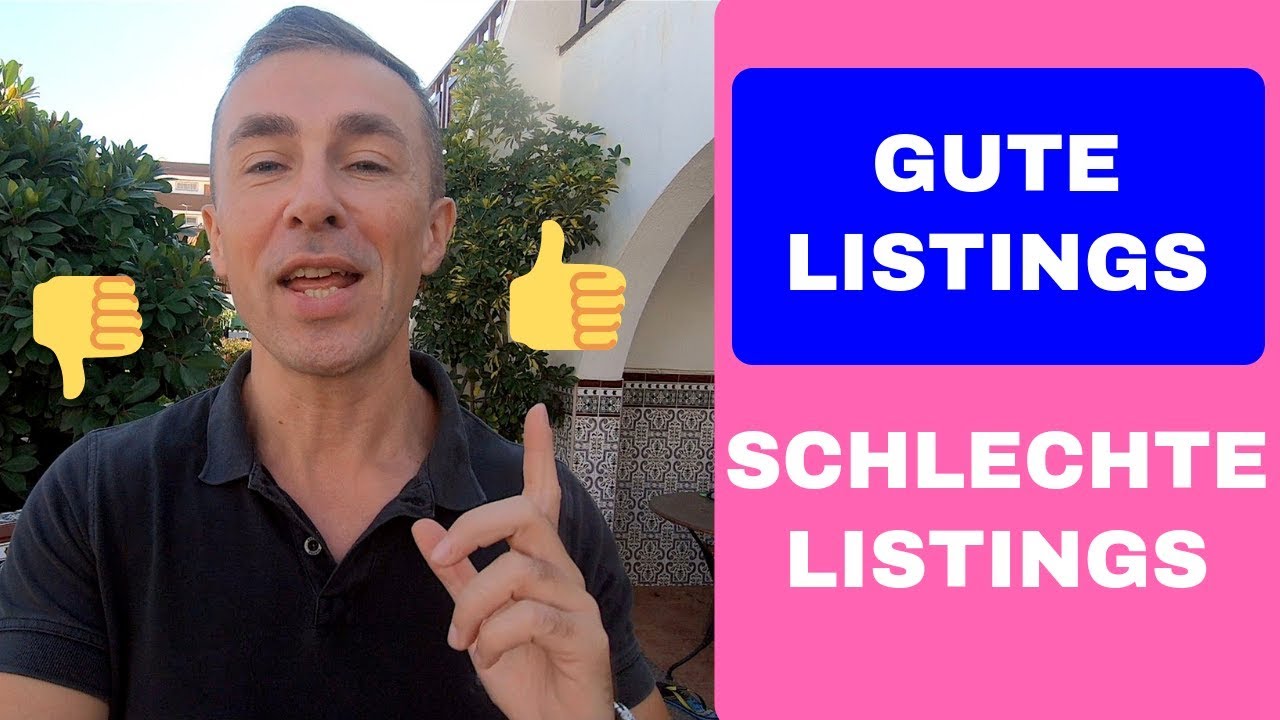 Gute Listings - Schlechte Listings, Amazon Angebote optimieren