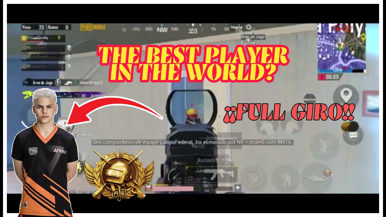 THE BEST PLAYER: PUBG MOBILE *CARRILHO*