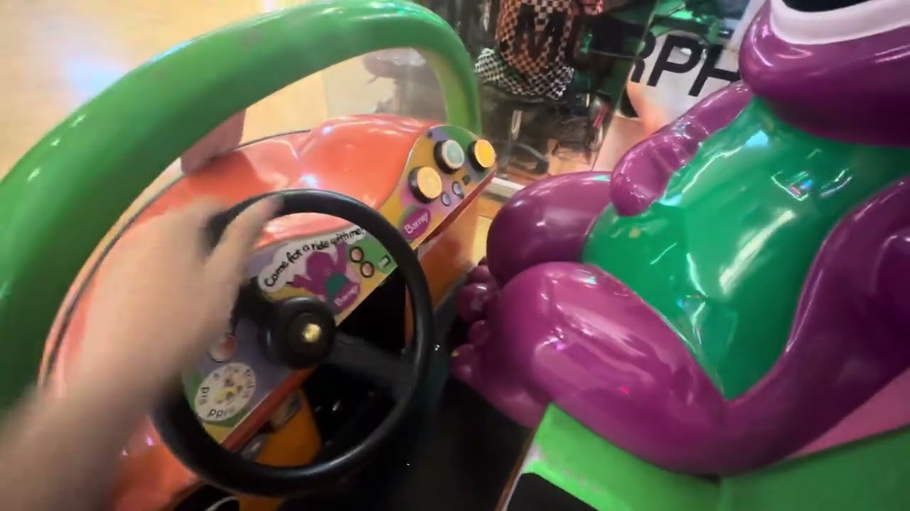 2000 Kiddy Rides Australia Barney Funcar kiddie ride