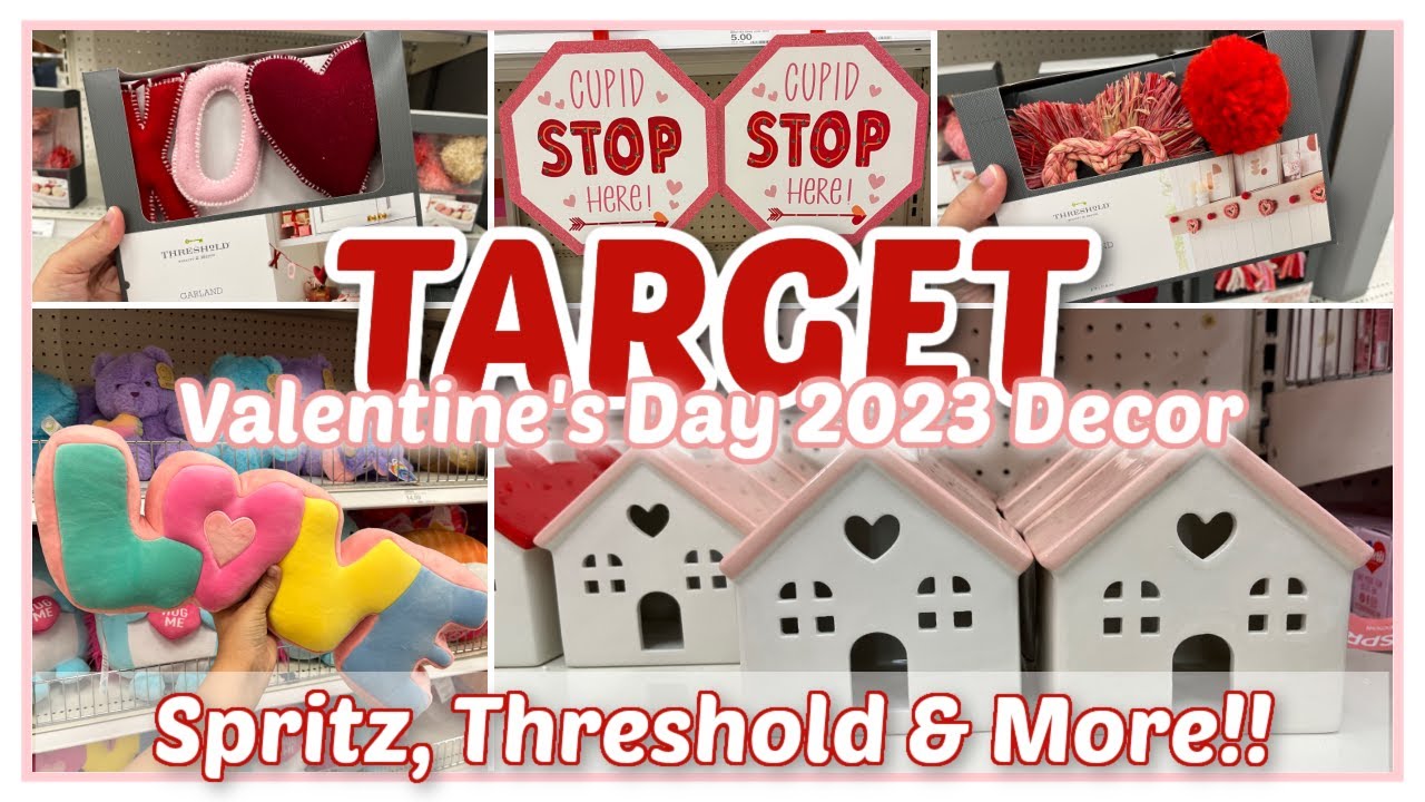💕🛍️✨Shopping for EARLY Valentine's Day 2023 Decor 💌 @ TARGET! 🚨NEW ARRIVALS You Don't Want to Miss!!