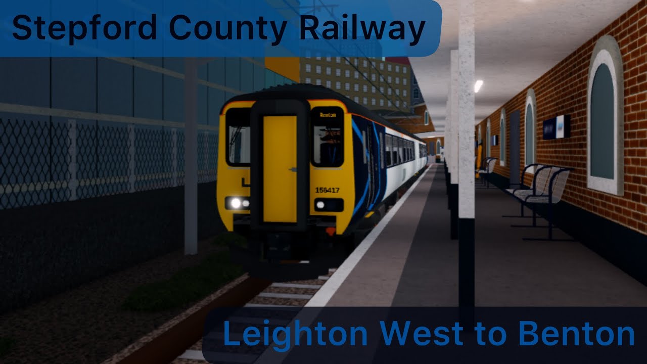 SCR v2.3.2 - Leighton West to Benton timelapse - Class 156 Super Sprinter