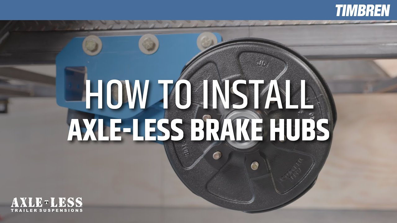 Timbren Axle-Less Trailer Suspension | Electric Brake Hub Install