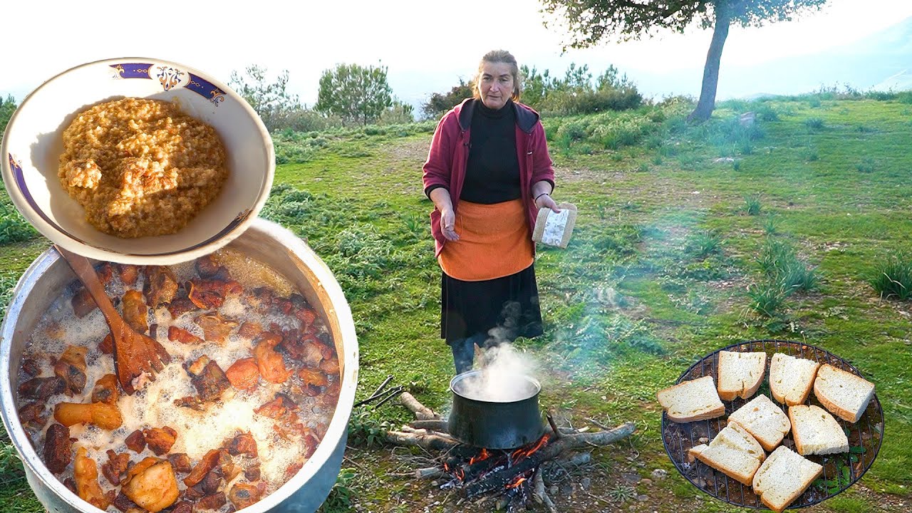 Τσιγαρίδες και Σούπα Τραχανά | Γεύσεις Παλιάς Ελλάδας | Greek Cooking