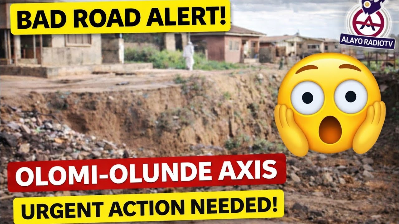 BAD ROAD ALERT AT OLOMI-OLUNDE AXIS