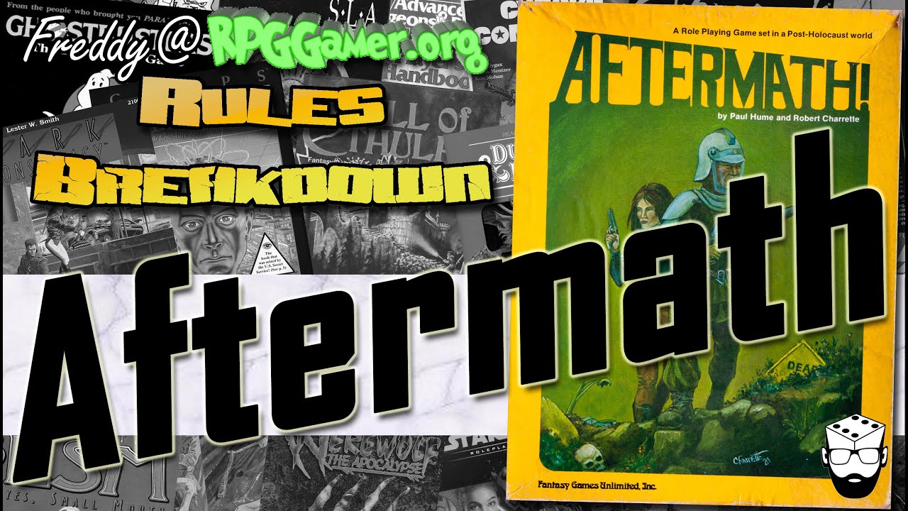 Aftermath! (Fantasy Games Unlimited, 1981) – Survive the End with This Complex RPG | Rules Breakdown