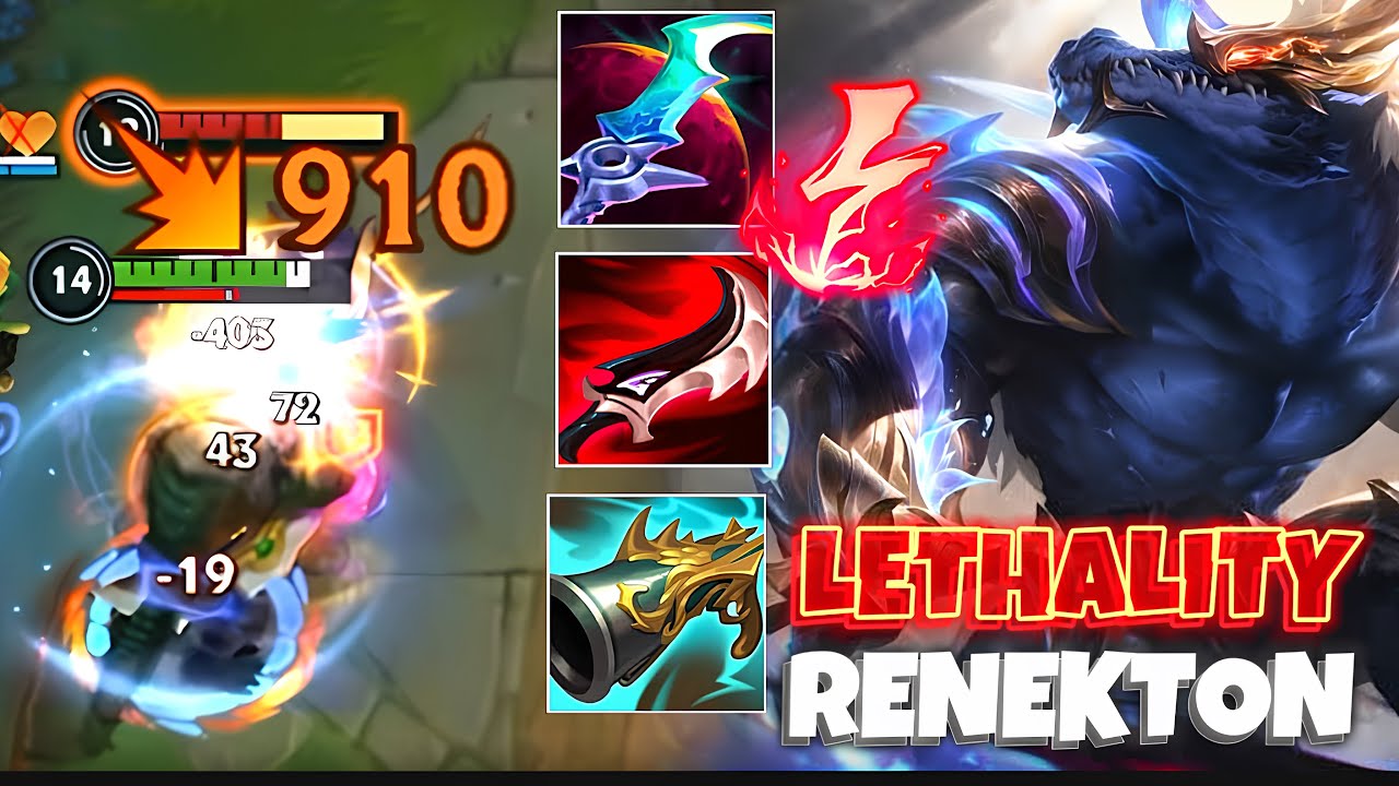 THIS IS THE MOST FUN AND ONE-SHOTTING RENEKTON BUILD EVER! WILD RIFT (RUNES & BUILD)