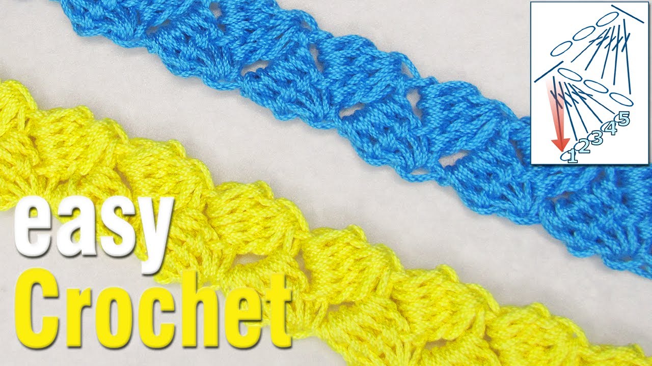 Easy Crochet: How to Crochet a Simple Puff Stitch Cord for beginners. Free cord pattern & tutorial.