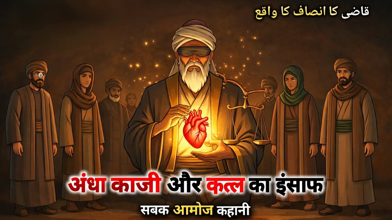 Andha Qazi aur Qatl Ka Insaf | अंधा काजी और नाजायज कत्ल | Hindi Urdu Moral story | #story