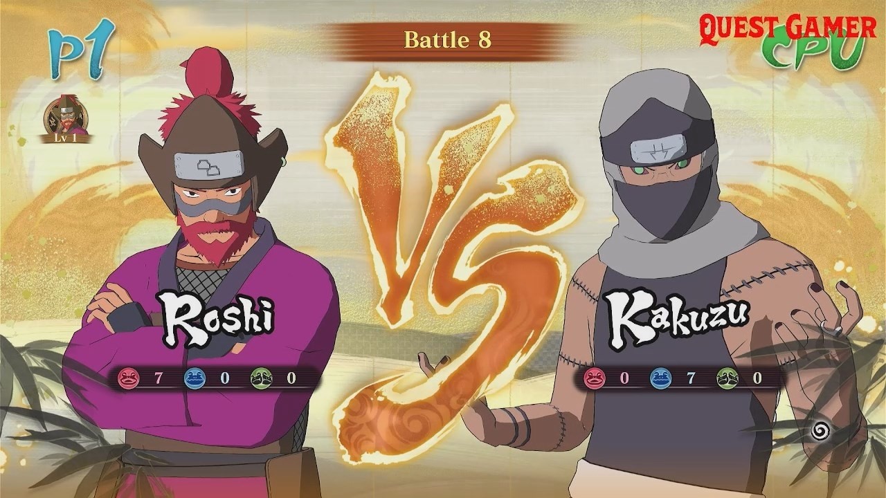 Roshi (VS) Akatsuk Kakuzu