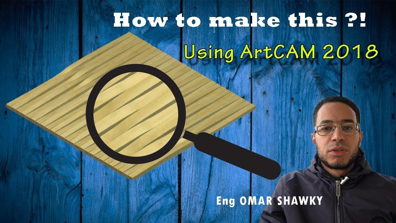 تصميم بلاطة حائط شديدة بكل سهولة وإحترافية على ارت كام 2018 | م عمر شوقى