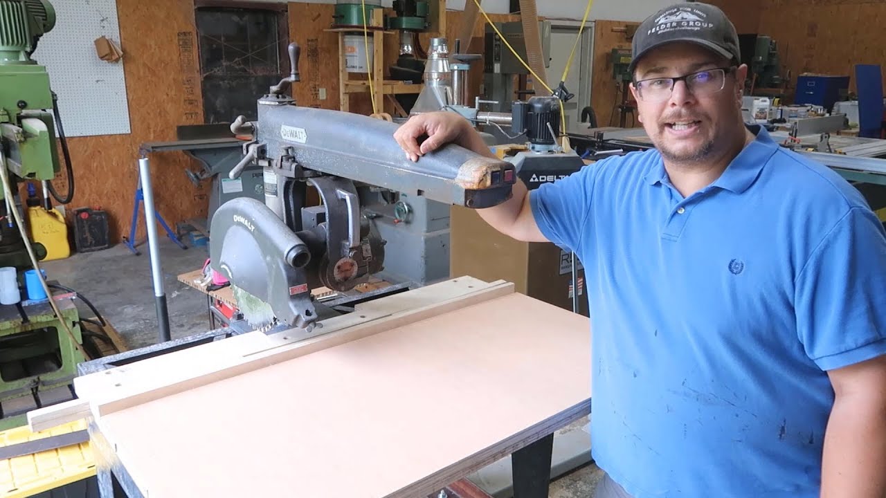 Dewalt Radial Arm Saw GA Restoration - Part 5 - Ep.2 - New Table Finishing and Leveling