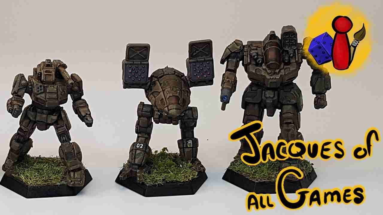 Painting Battletech Miniatures as the 4th Deneb Light Cavalry!