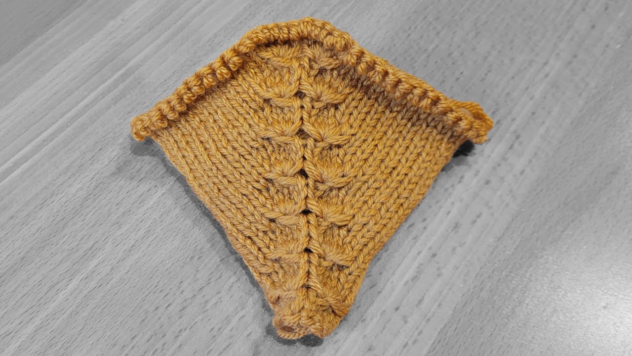 Raglan fantaisie au tricot