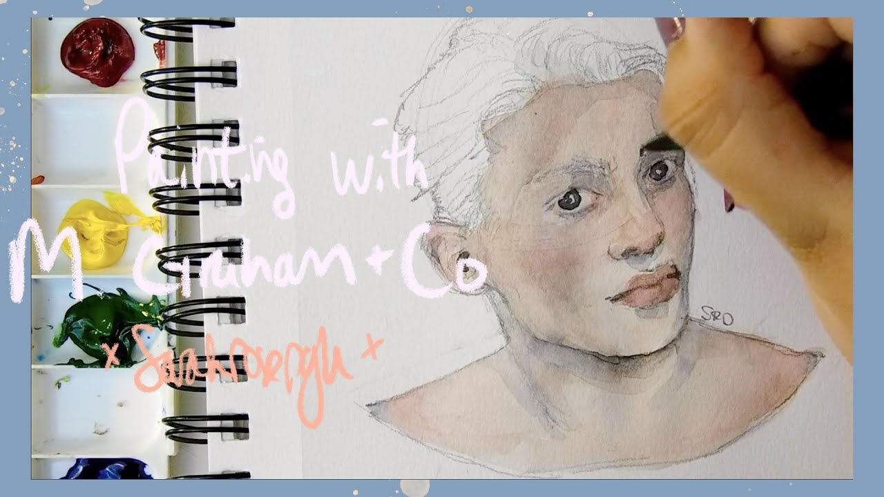 my first painting with m graham watercolor [sarahrosepgh]