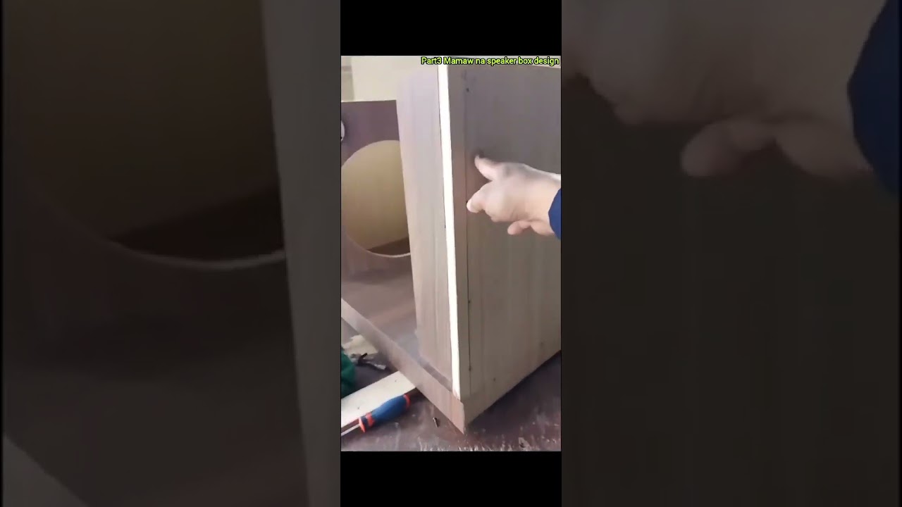 Part3 fabricate double speaker box design with laminate 