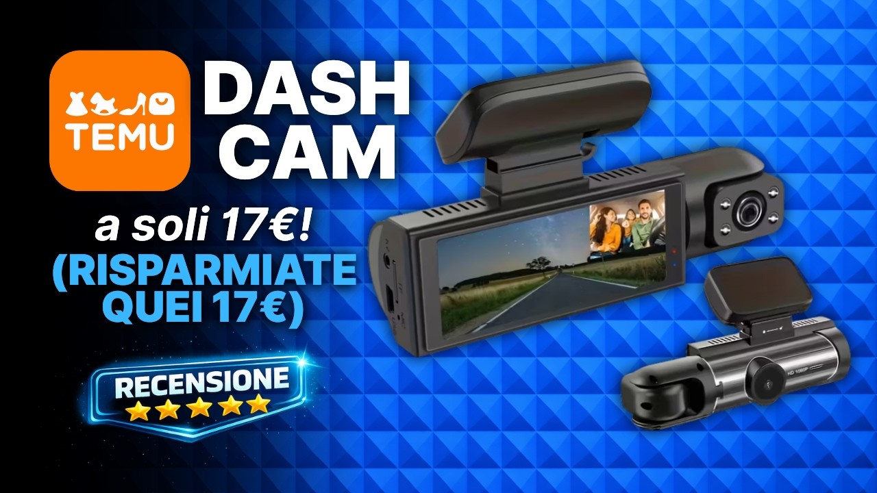 Dashcam TEMU da 17€: ecco cosa registra DAVVERO (TEST Giorno / Notte)