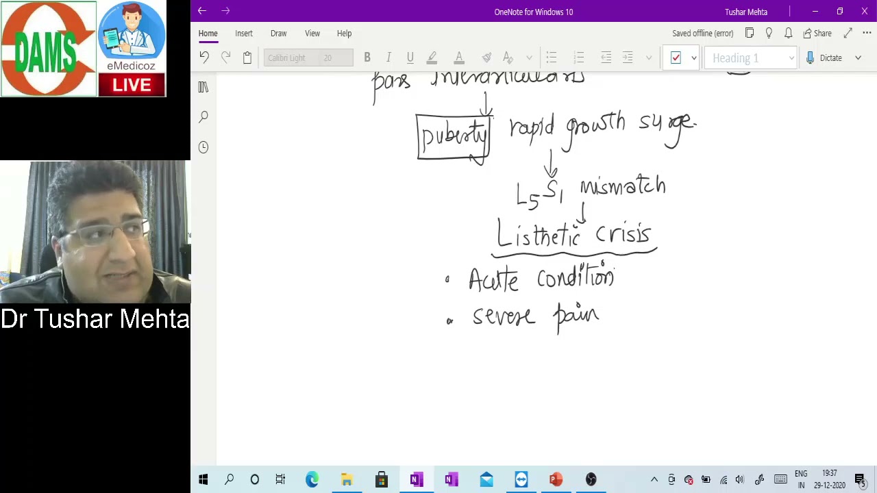 Spondylolisthesis I Synopsis