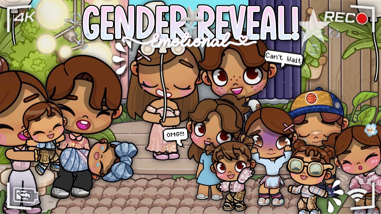BABY COUSINS GENDER REVEAL!!! 🩷💙🫧||Avatar World🌎|| (Voiced🔊) #genderreveal #avatarworld #foryou 