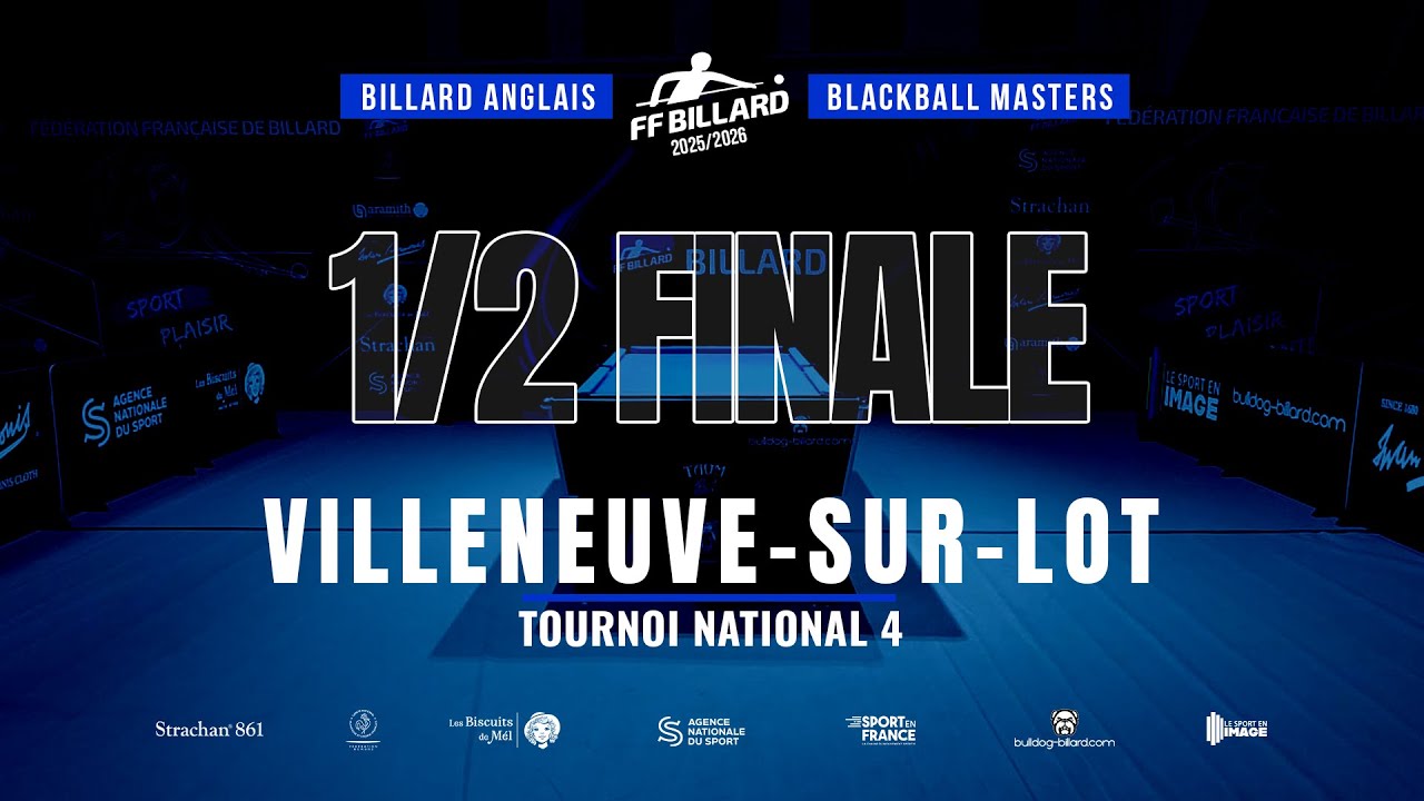 🎱 BLACKBALL - MASTERS 25/26 – TN N°4 – 1/2 Finale