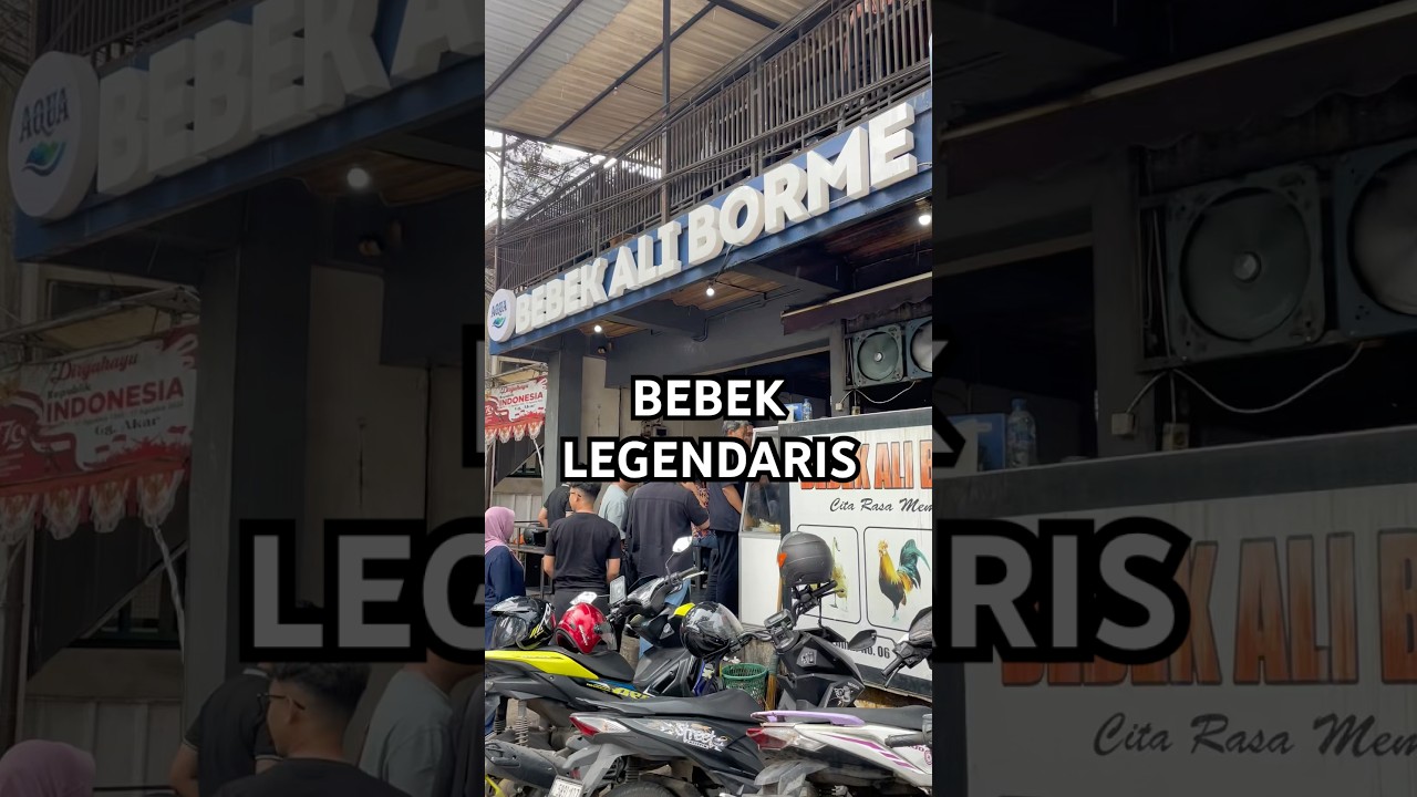 bebek carok vs bebek ali borme #foodreview #bebek #tretanmuslim #shorts