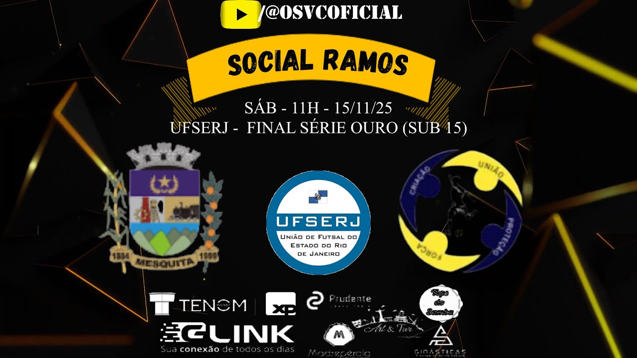 MESQUITA X PROJETO G&Ecirc;NESIS  SUB 15 - UFSERJ - FINAL S&Eacute;RIE OURO - 15/11/25 - AO VIVO
