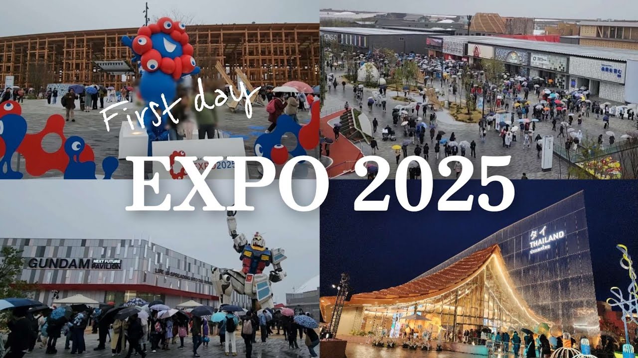 First day of Expo 2025 Osaka, Kansai, Japan | Thailand Pavillion | Silent Vlog
