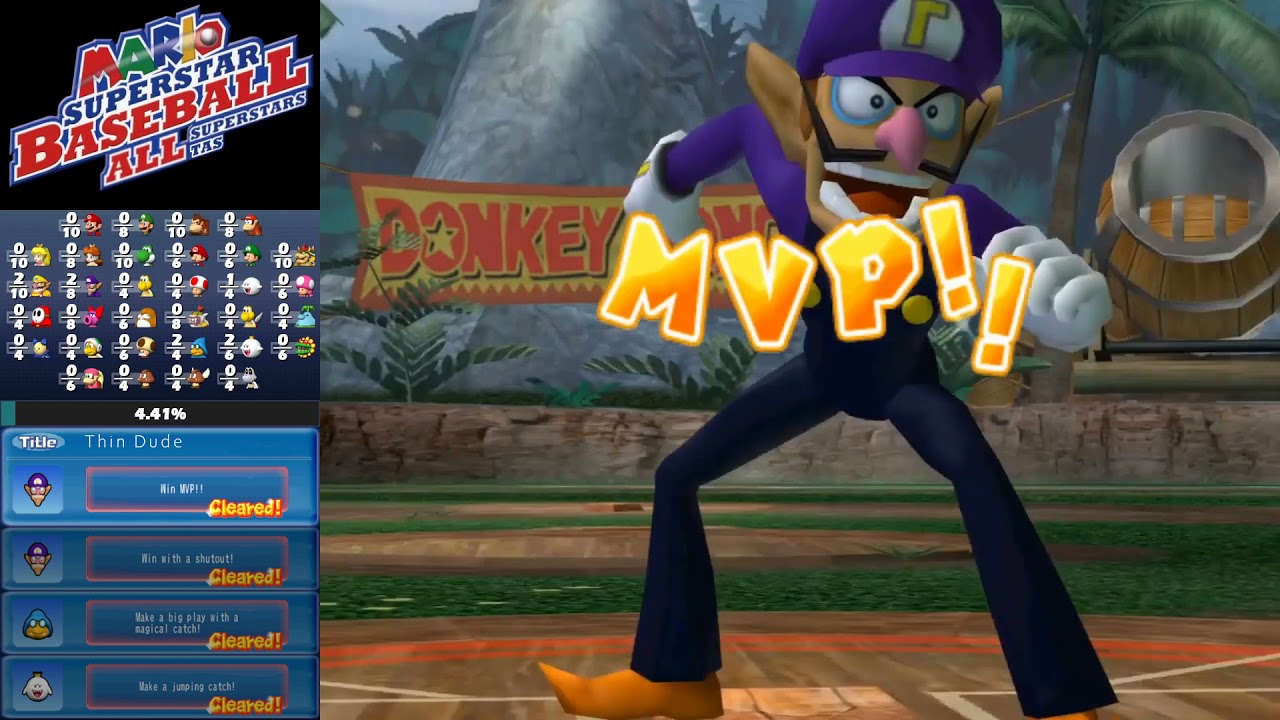 Mario Superstar Baseball | All Superstars (TAS)