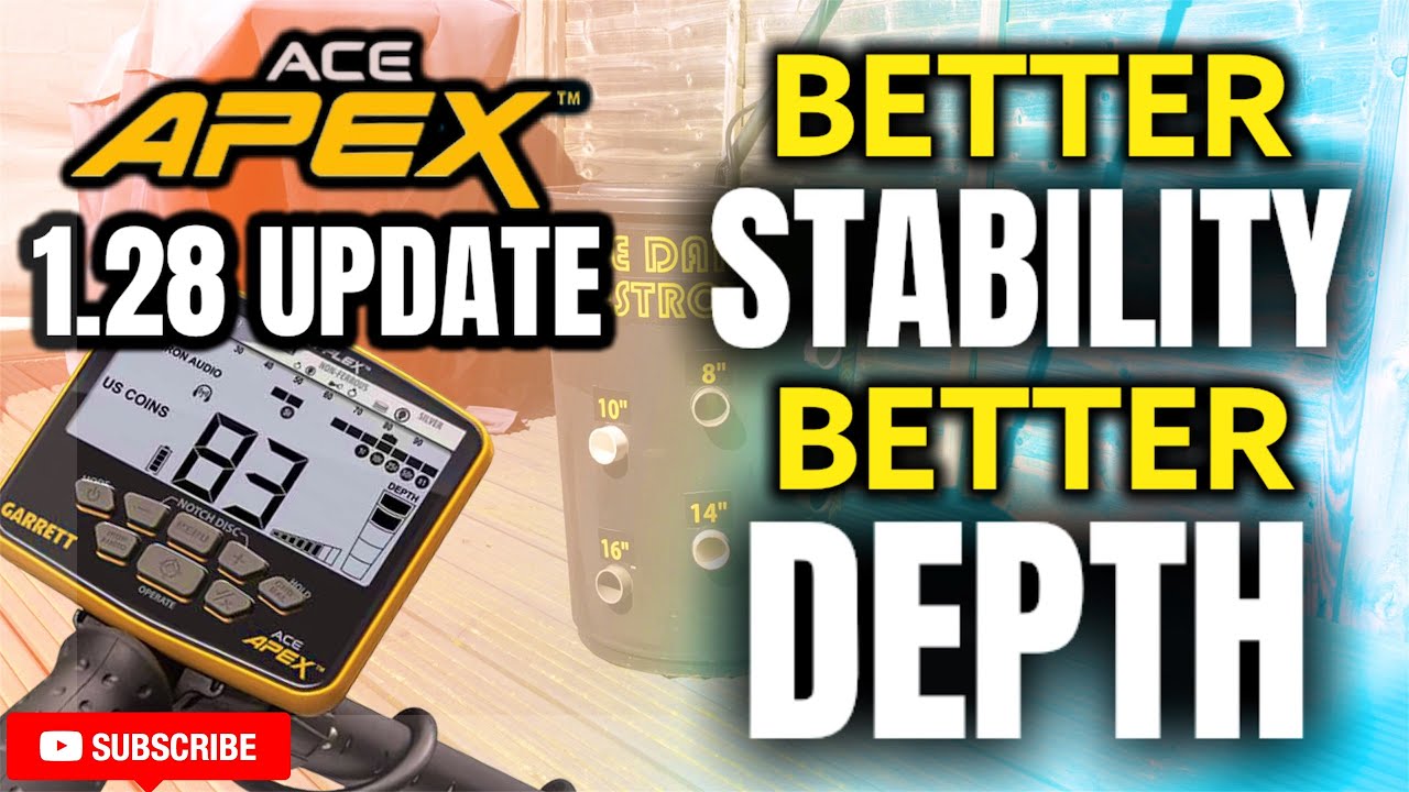 Garrett Ace APEX update 1.28 and DEPTH TEST | Metal Detecting UK (south coast detecting)