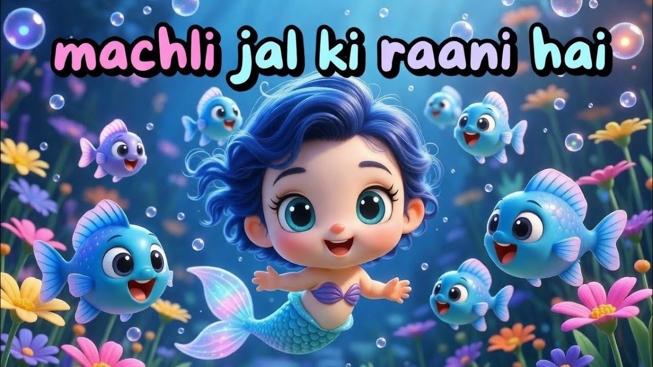 Machli Jal Ki Rani Hai - Kids Nursery Rhyme | Neeli machli | Fun Underwater Adventure for Kids