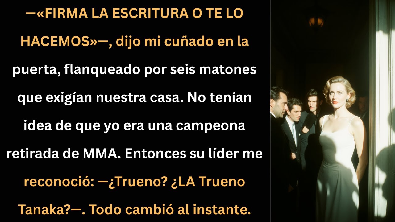 Mis suegros trajeron matones para quitarnos la casa, pero su “músculo” sabía quién era en realidad.