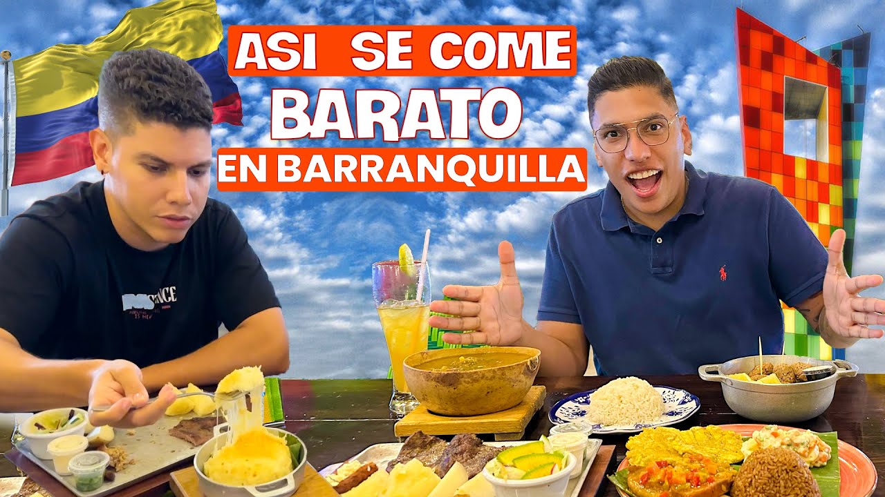 Ruta GASTRONOMICA en BARRANQUILLA COLOMBIA CON IRO RAMÍREZ - COMIENDO COMIDA TIPICA CALLEJERA