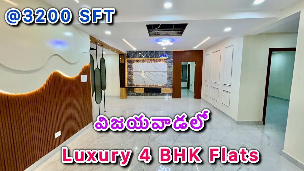 Luxury 4 BHK Flats for sale in Vijayawada near NTR Health University #luxury #home #house #flat