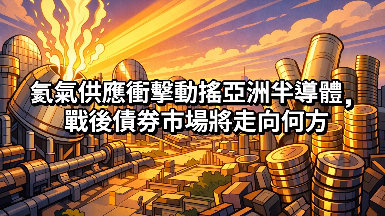 [音频] 氦氣供應衝擊動搖亞洲半導體，戰後債券市場將走向何方