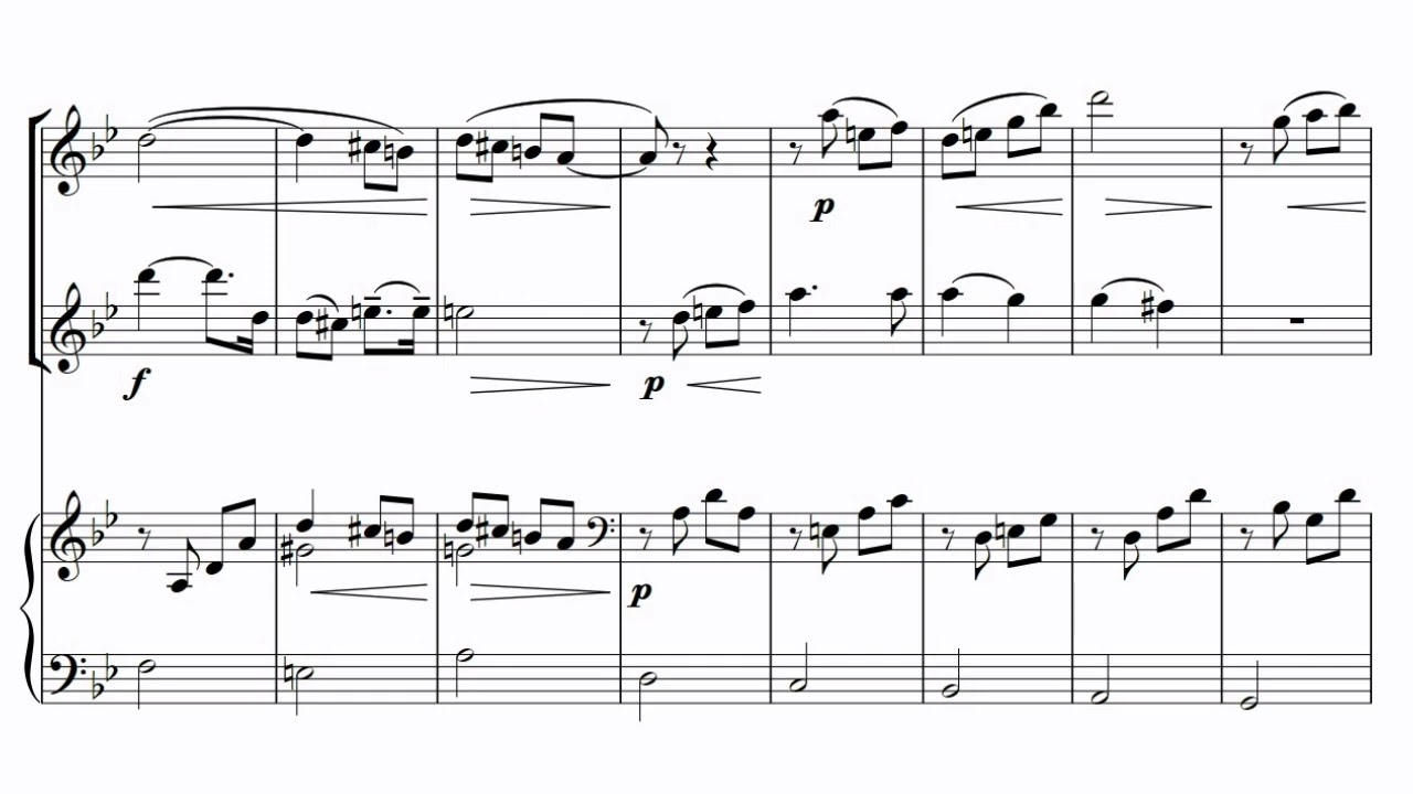 Chanson de Matin E.Elgar for 2 Flutes & Piano