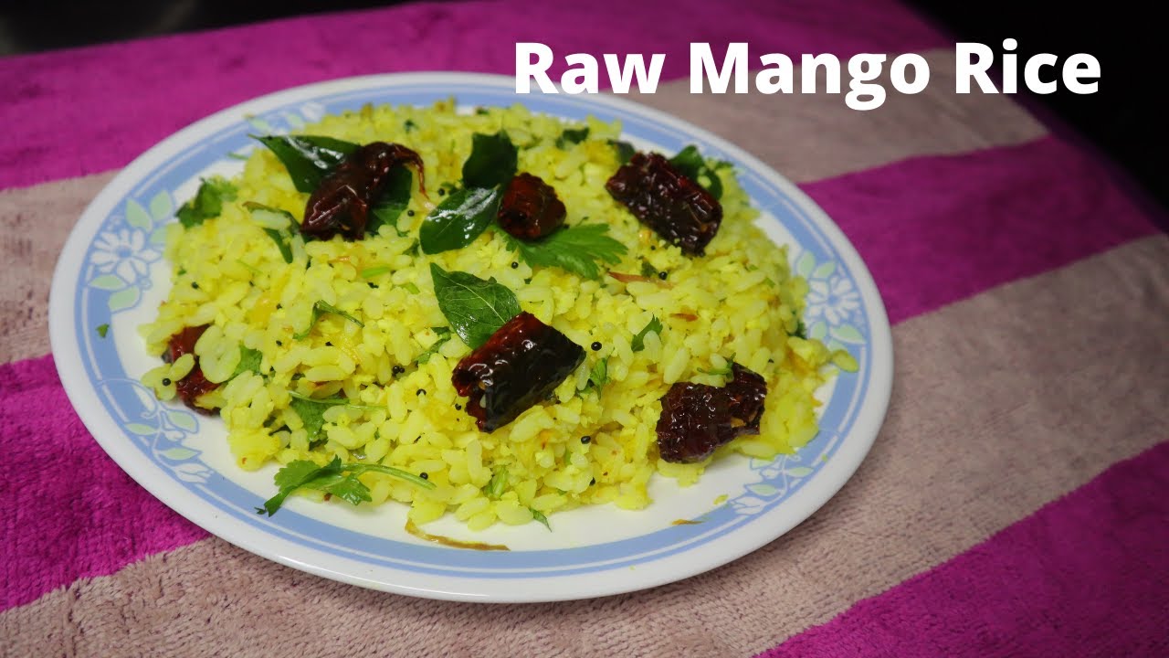Raw Mango Rice I Mango Rice Recipe I Pacha manga Rice Recipes I Recipe Garage I Ep:122