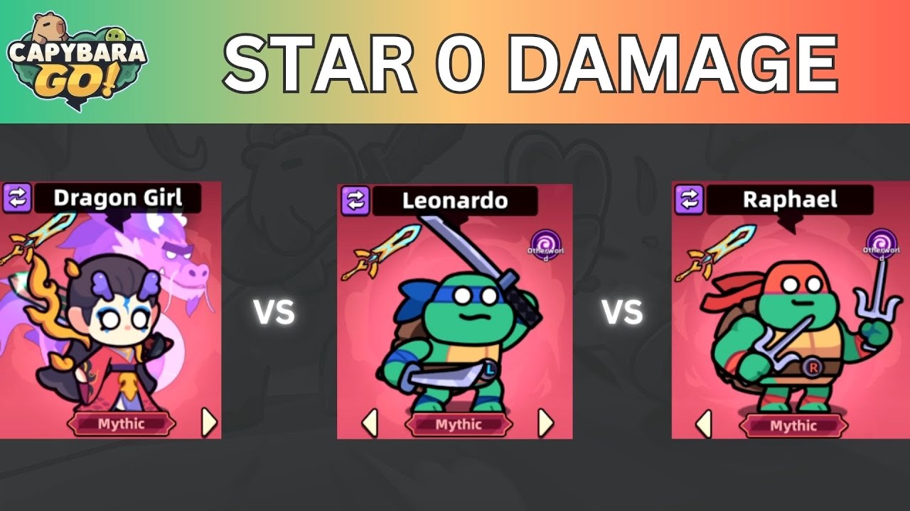 Capybara Go! Guide: Who deal more damage?