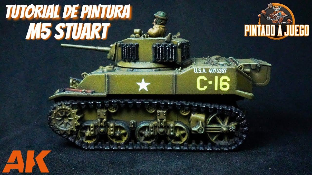 TUTORIAL ¿Cómo pintar un M5 Stuart para Bolt Action?