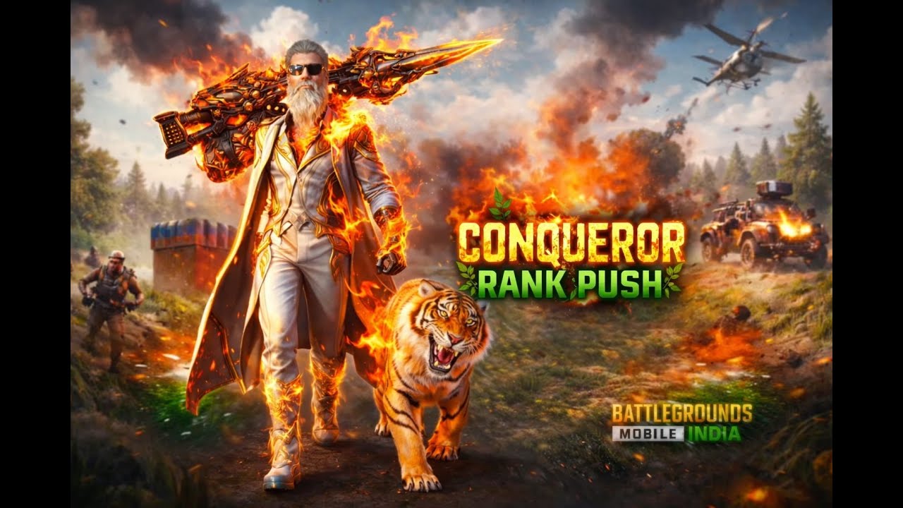 Conqueror push 4.2 update bgmi live with Lucifer #IQOO15