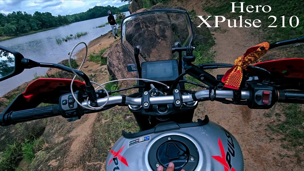 Hero Xpulse 210 [ Off-roadiing ] Test Gone Wrong || Bike Band Hogya 😑 #ns200 