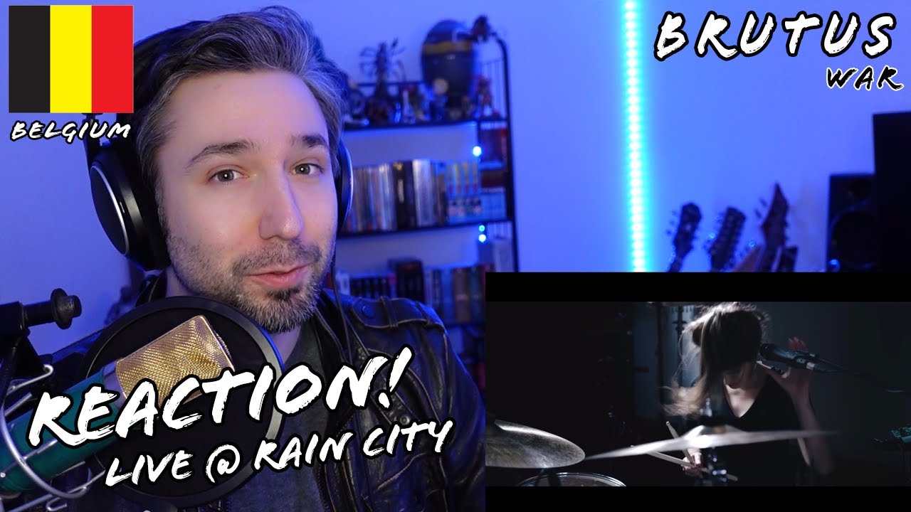 Metal Guitarist REACTS To Brutus - War [World Tour Day 4: Belgium]