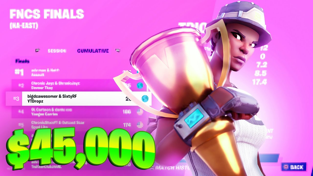 Как мы заняли 3-е место в гранд-финале FNCS на консолях ($45 000)