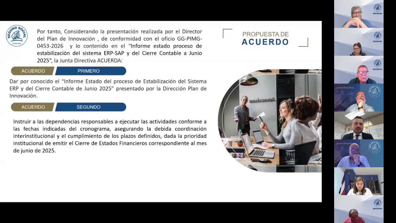 Junta Directiva CCSS Sesión Ordinaria N°9587 - Parte N°3