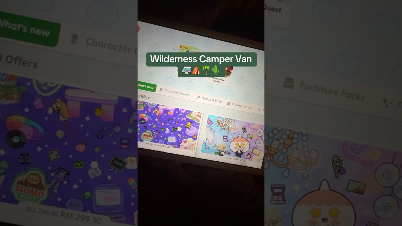 Yeayyy!! Finally it's out!! || Wilderness Camper Van ⛺️🚐🌴🌵|| #tocaboca #tocalifeworld #tocalife