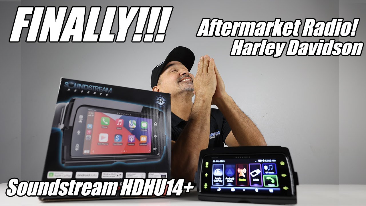 Магнитола Harley Davidson Aftermarket с Carplay, Android Auto и другими функциями! Soundstream Re...