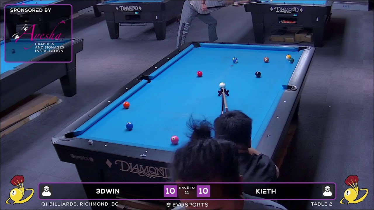 3DWIN vs KIETH - Q1 BILLIARDS - TABLE 2 | EvoSports