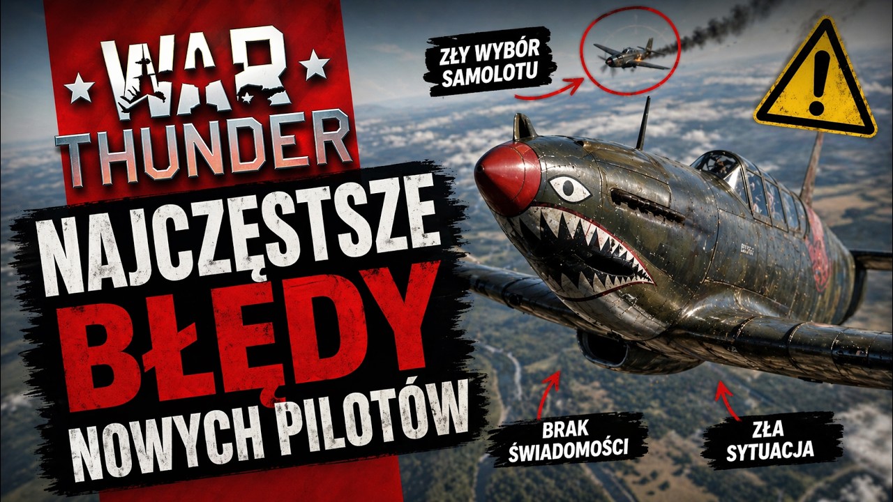 War Thunder: Najczęstsze błędy nowych pilotów
